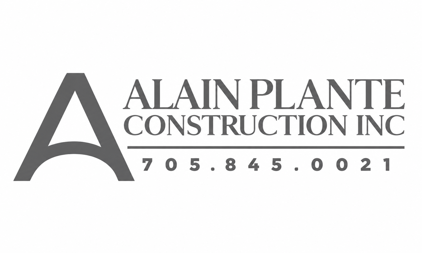 Alain Plante Construction Inc Logo - Cache Bay, Ontario